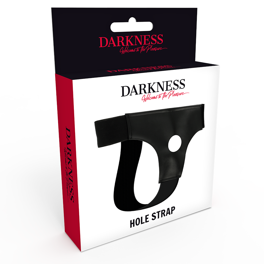 DARKNESS - HARNESS WITH HOLE ONE SIZE FITS ALL