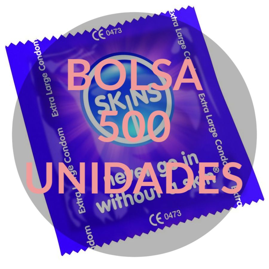 SKINS - EXTRA LARGE BAG 500 CONDOM