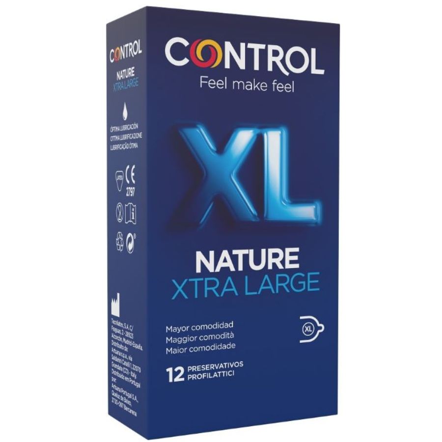 CONTRÔLE - PRÉSERVATIFS ADAPTA NATURE XL 12 UNITÉS