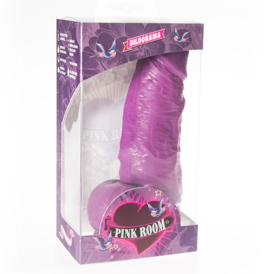 CHAMBRE ROSE - GODE RÉALISTE VIOLET DAYAN 17 CM