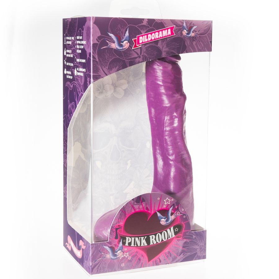 CHAMBRE ROSE - GODE VIOLET RÉALISTE NILO 23 CM