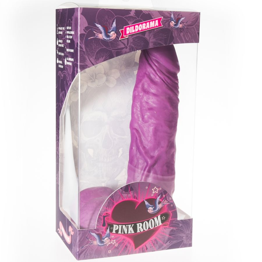 CHAMBRE ROSE - GODE VIOLET RÉALISTE CHEMS 20 CM