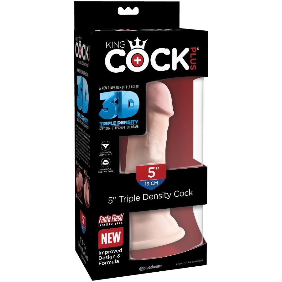 KING COCK - GODE TRIPLE DENSITE 13 CM