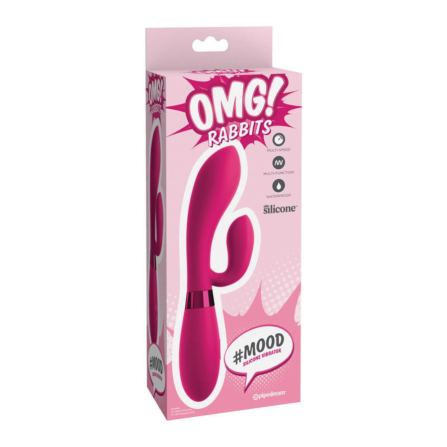 OMG - MOOD VIBRATORE IN SILICONE ROSA