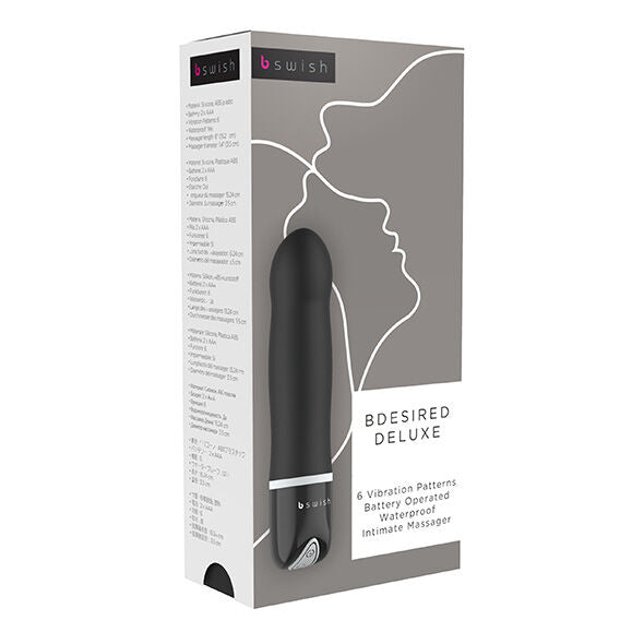 B SWISH - BDESIRED DELUXE BLACK VIBRATOR 