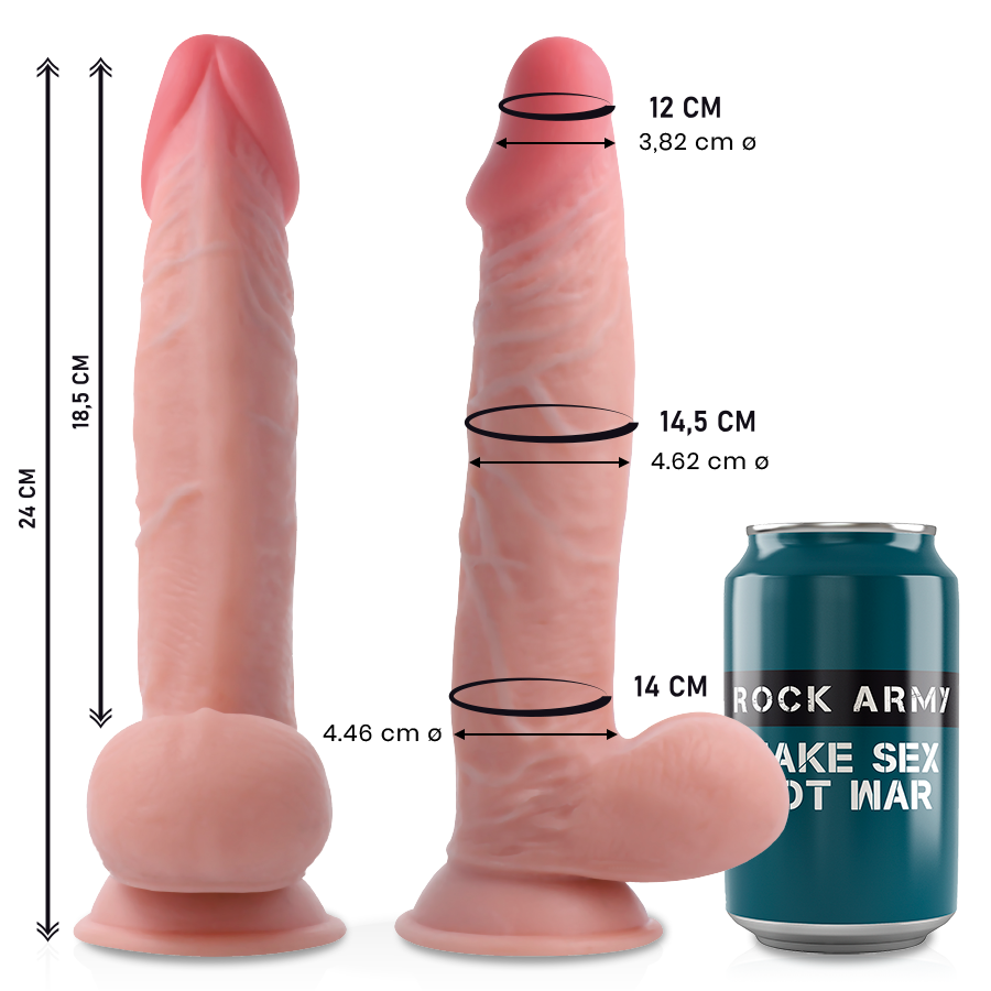 ROCKARMY - SHERMAN DOUBLE DENSITE 24 CM -O- 4,62 CM