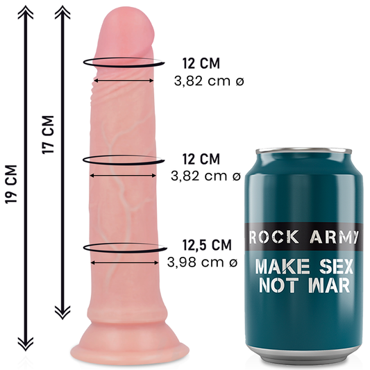 ROCKARMY - SILICONE LIQUIDE PREMIUM AVENGER RÉALISTE 19 CM -O- 3,98 CM