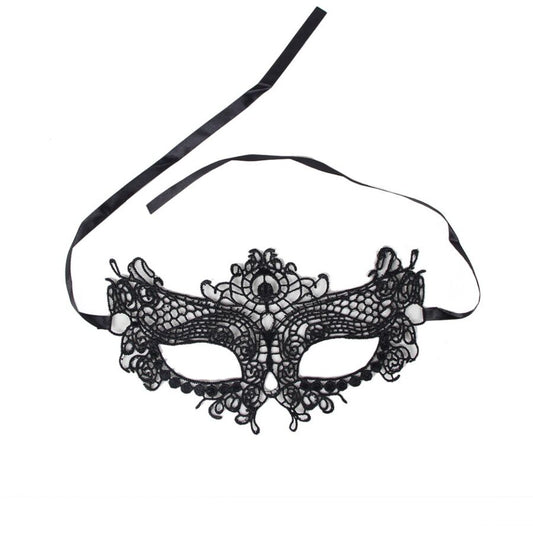 QUEEN LINGERIE - MASCHERA IN PIZZO TAGLIA UNICA