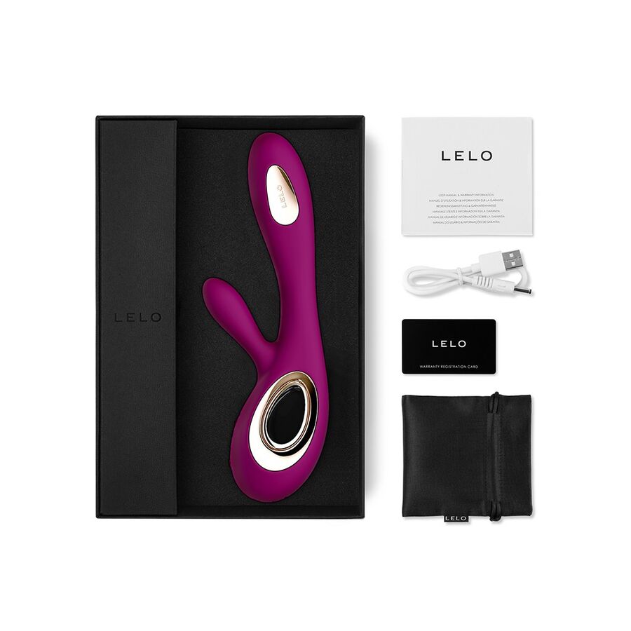 LELO - VIBRATEUR SORAYA WAVE RABBIT DEEP ROSE