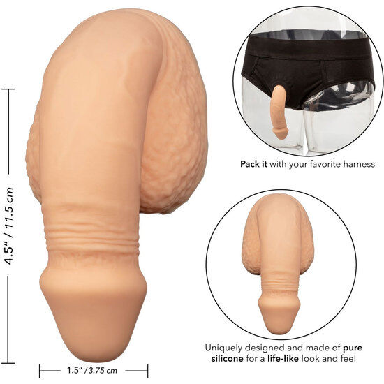 CALEXOTICS - EMBALLAGE SILICONE PÉNIS 12,75 CM CHAIR