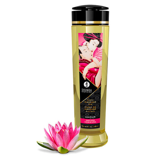 SHUNGA - HUILE DE MASSAGE ÉROTIQUE DAMORE 240 ML