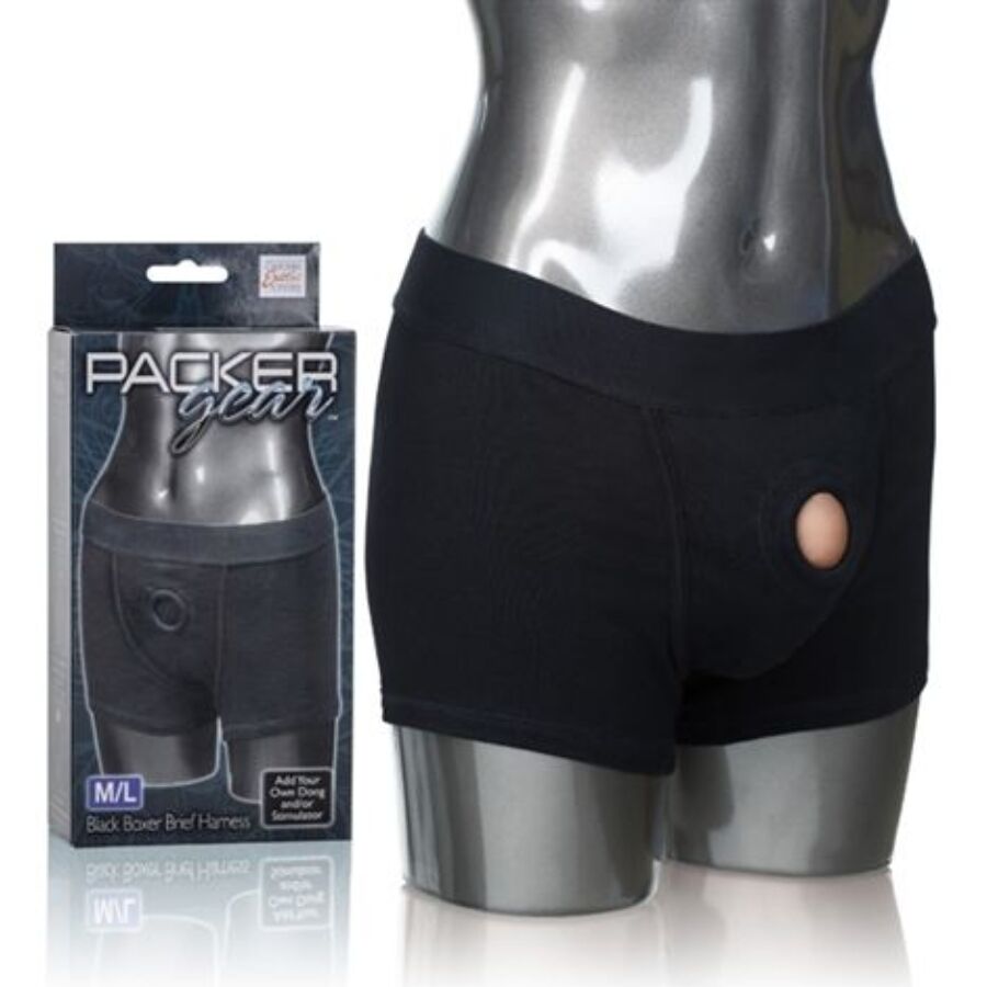 CALEXOTICS - PACKER GEAR BOXER SHORT HARNESS M/L