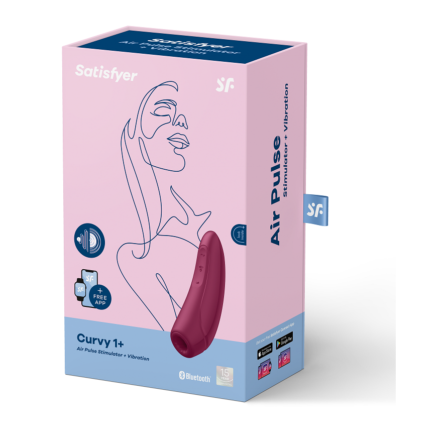 SATISFYER - CURVY 1 + ROSSO ROSA