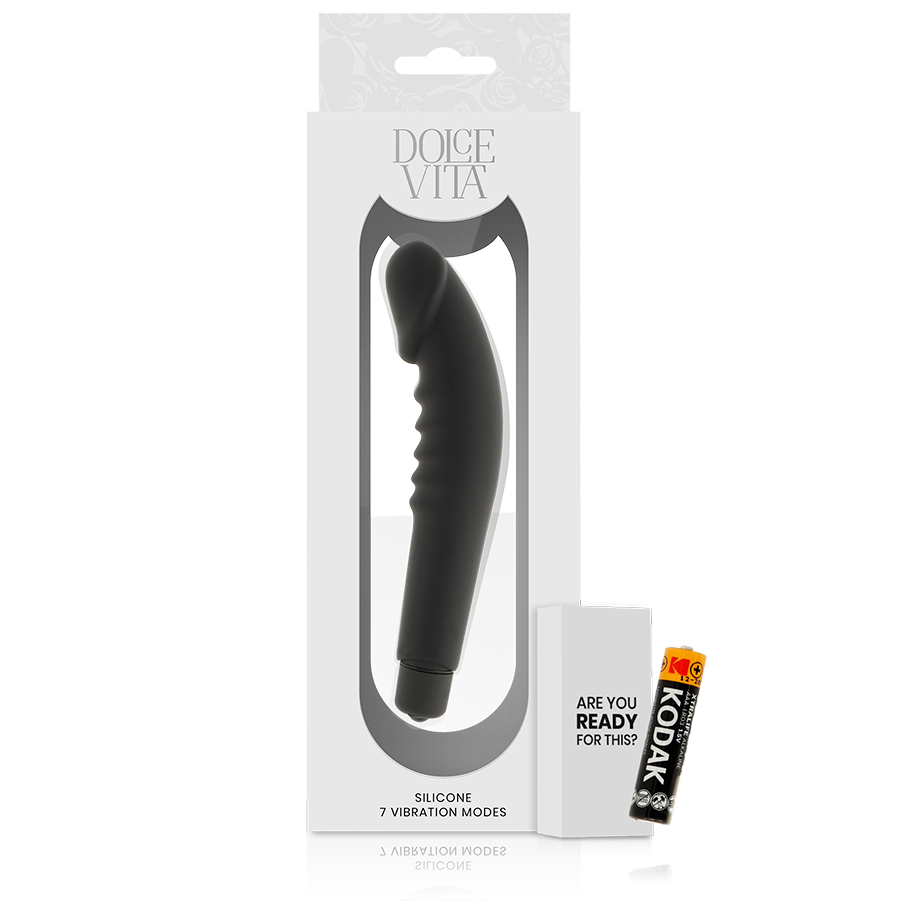 SWEET LIFE - REALISTIC PLEASURE BLACK SILICONE