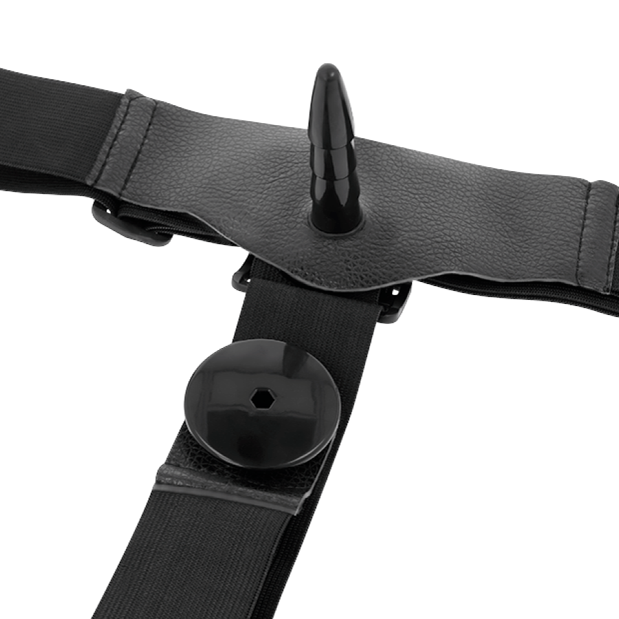 HARNESS ATTRACTION - HARRIS DOUBLE PENETRATION WITH VIBRATION 18 CM -OR- 3.5 CM