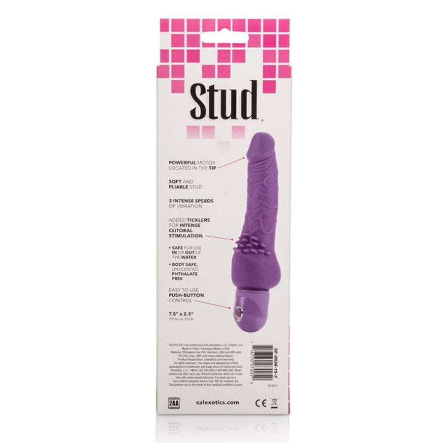 CALEXOTICS - PURPLE VIBRATOR POWER STUD CLITERRIFIC