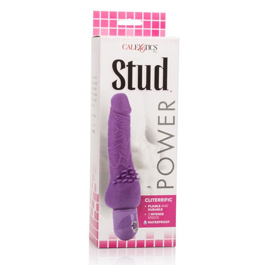 CALEXOTICS - PURPLE VIBRATOR POWER STUD CLITERRIFIC