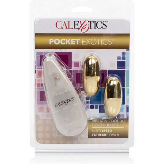 CALEXOTICS - GOLD DUO VIBRATING BULLETS