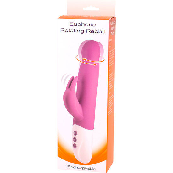 SEVEN CREATIONS - EUPHORIC BUNNY VIBRATOR WITH ROTATION LILAC