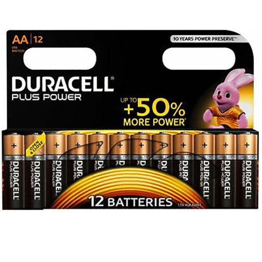 DURACELL - BATTERIA PLUS POWER AA LR6 12 UNIT