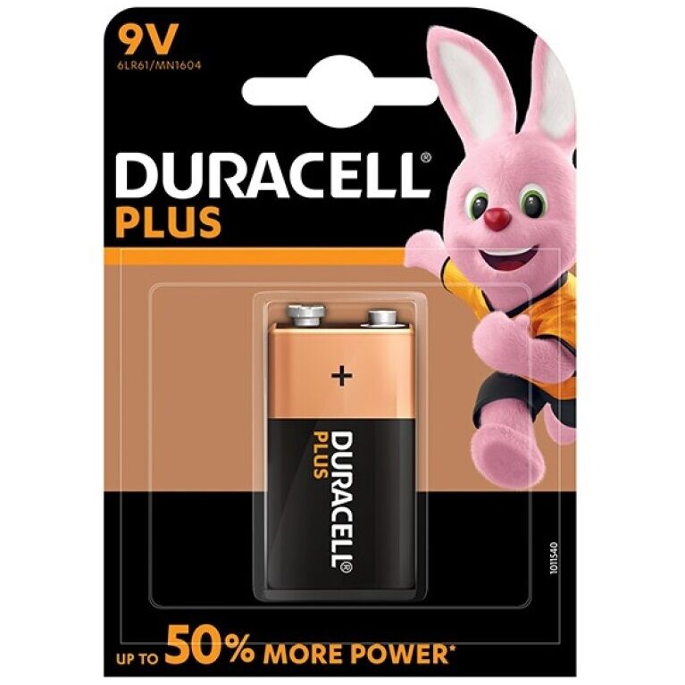 DURACELL - BATTERIA PLUS POWER 9V LR61 1UNIT