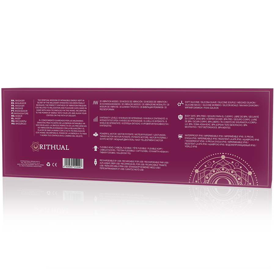 RITHUAL - POWERFUL WAND AND RECHARGEABLE AKASHA 2.0 ORCHID