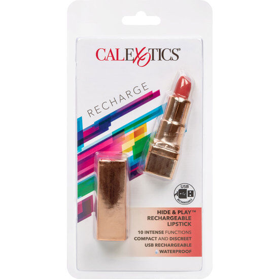 CALEXOTICS - BALA REFILLABLE LIPSTICK HIDE &amp; PLAY RED