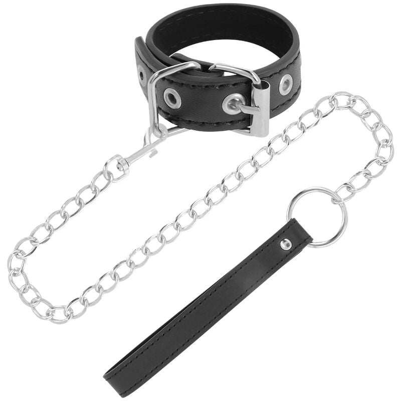 DARKNESS - COCK RING WITH STRAP