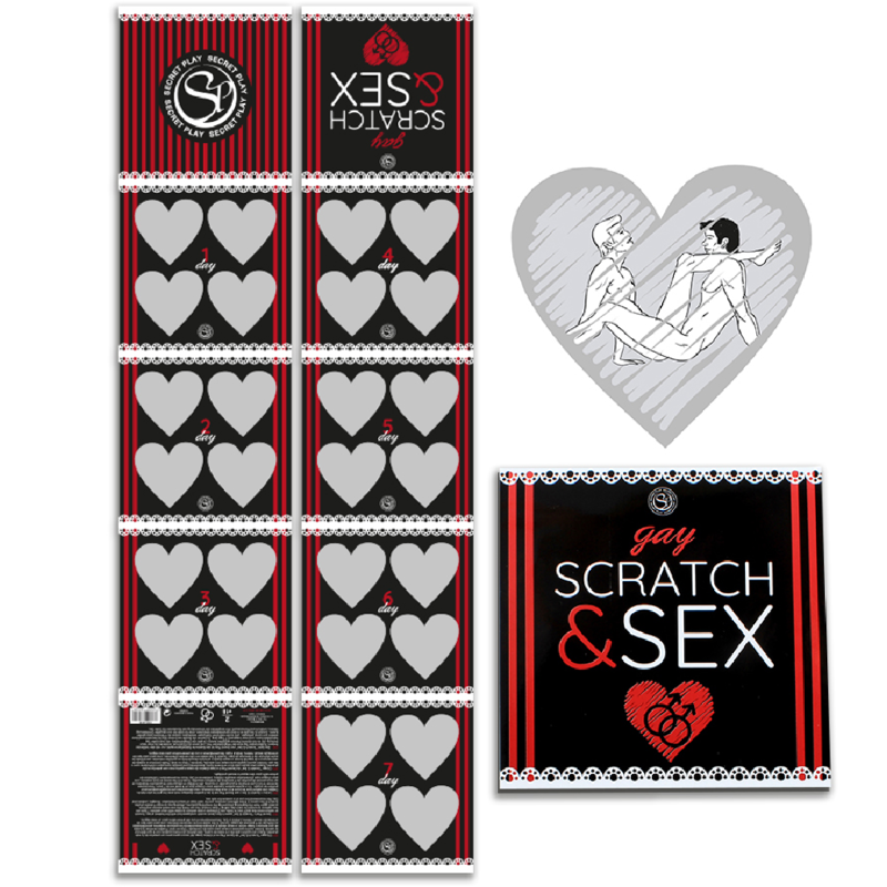 SECRETPLAY - SCRATCH AND SEX GAME FOR GAY COUPLES (ES/EN/FR/PT/DE)