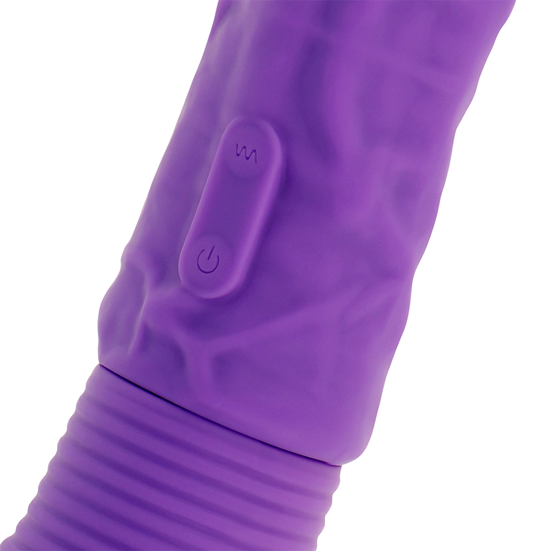 OHMAMA - 8-SPEED REALISTIC SILICONE DILDO