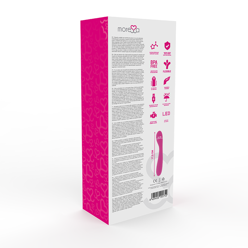 MORESSA - DRUSO PREMIUM RECHARGEABLE SILICONE