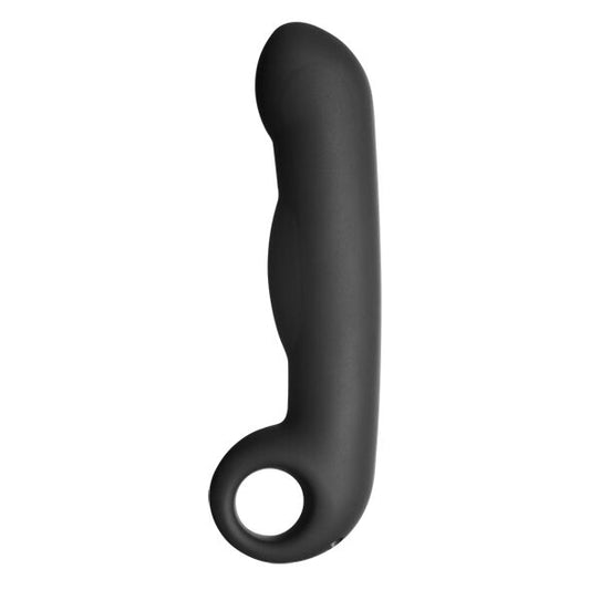 ELECTRASTIM - OVID BLACK SILICONE DILDO