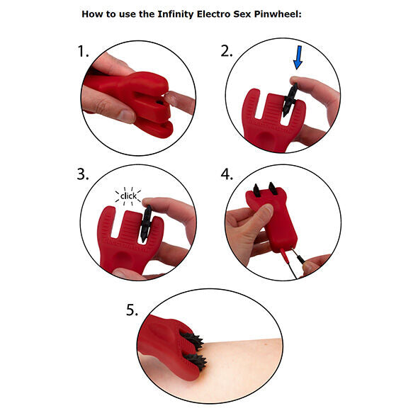 ELECTRASTIM - Roue à épingles INFINITY SILICONE