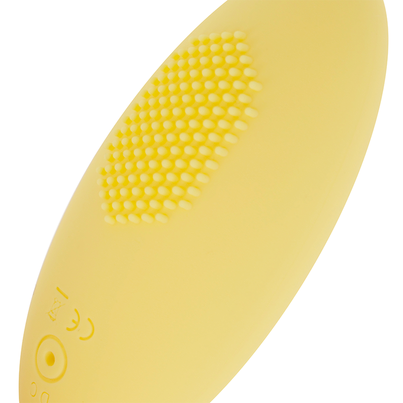 OHMAMA - TEXTURED VIBRATING EGG 10 MODES YELLOW