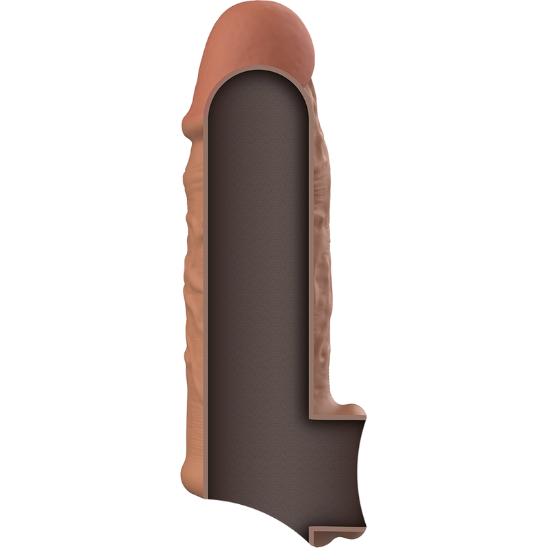 VIRILXL - ESTENSIONE DEL PENE IN SILICONE LIQUIDO V7 MARRONE