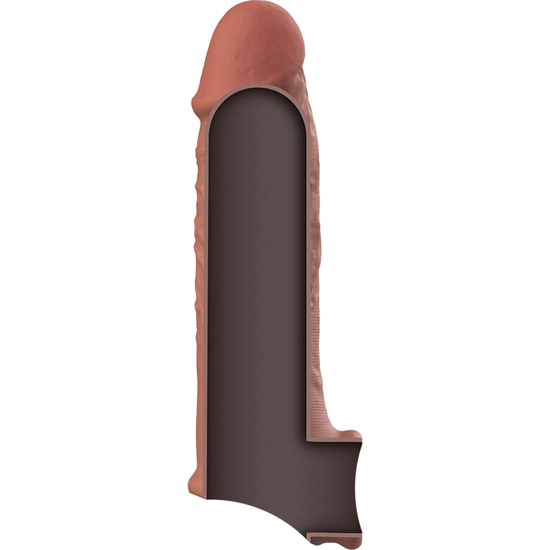 VIRILXL - ESTENSIONE DEL PENE IN SILICONE LIQUIDO V9 MARRONE