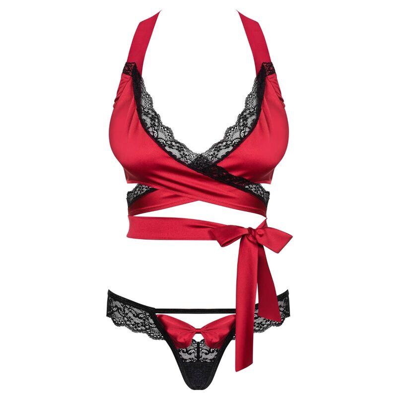 OBSESSIVE - ENSEMBLE DEUX PIÈCES SENSUELIA ROUGE XXL