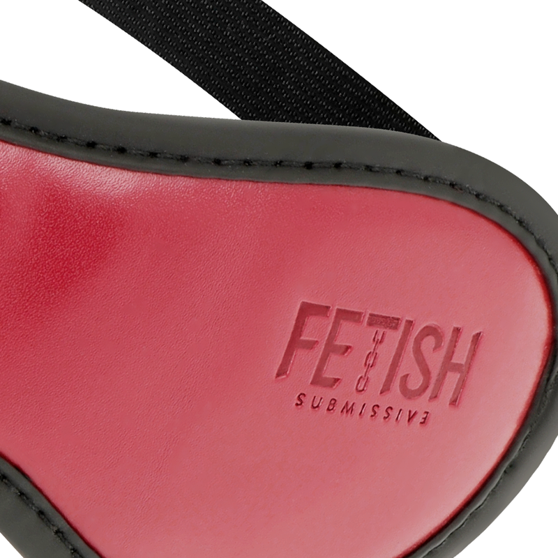 FETISH SUBMISSIVE DARK ROOM - VEGAN LEATHER MASK WITH NEOPRENE LINING