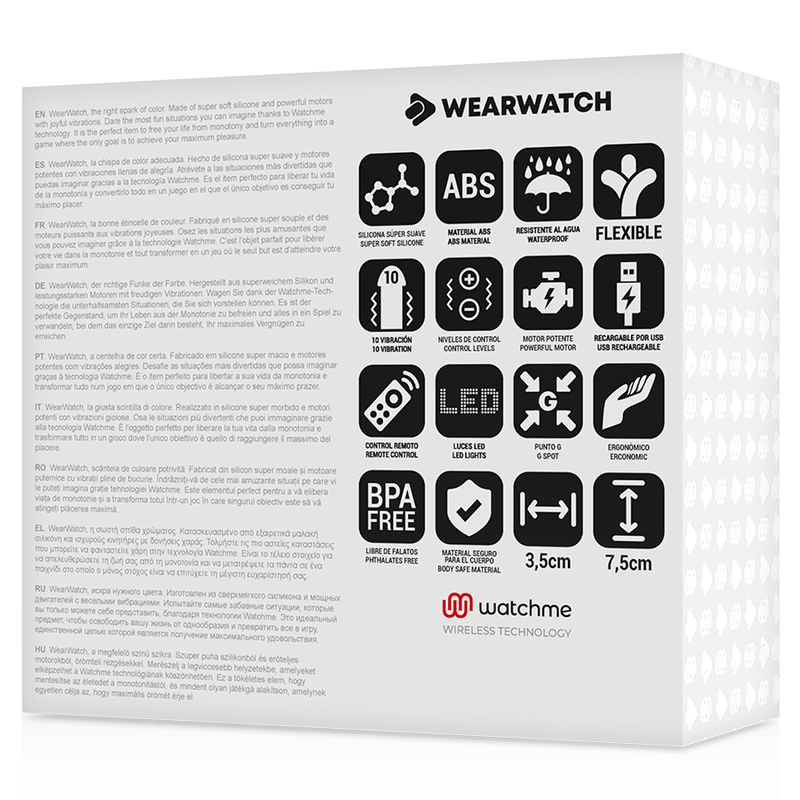 WEARWATCH - EGG TÉLÉCOMMANDE WATCHME TECHNOLOGIE EAU DE MER / JET