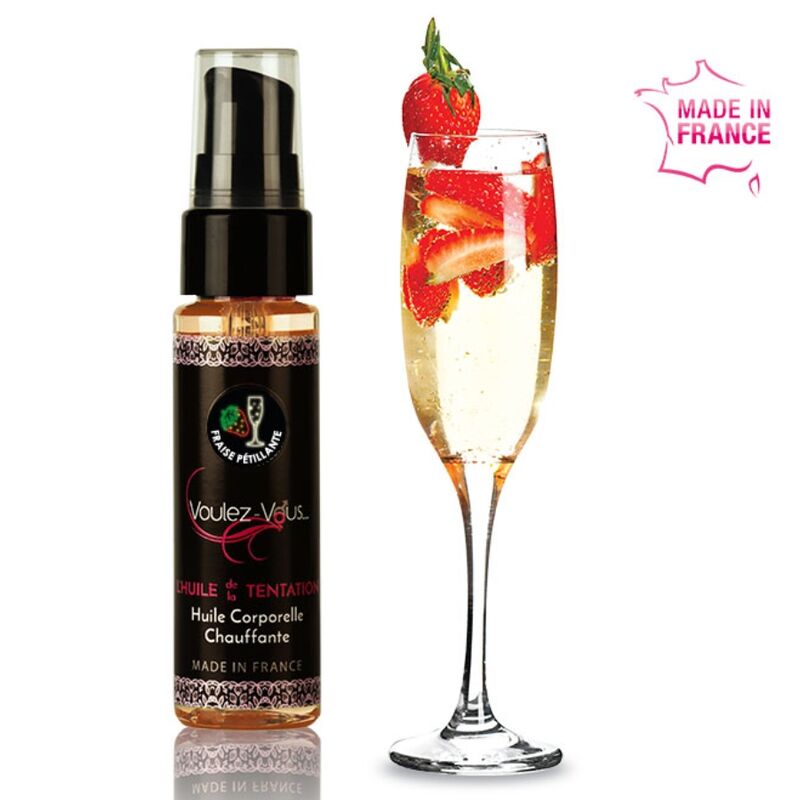 VOULEZ-VOUS - CAVA STRAWBERRY WARMING BODY OIL 35 ML